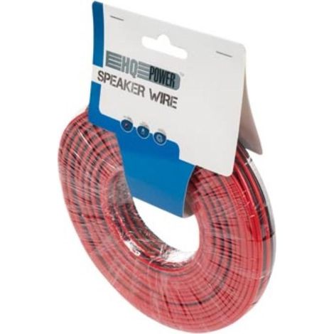 CAVO ALTOPARLANTE - ROSSO/NERO - 2 x 2,50 mm² - 25 m (1/2)