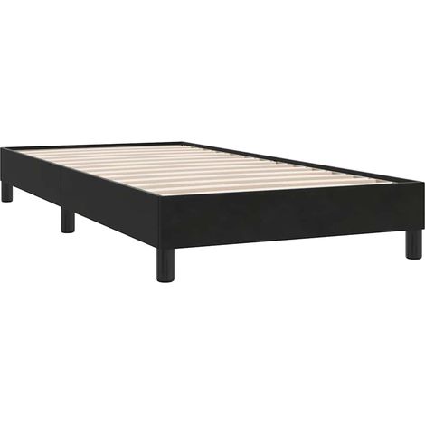Maison Exclusive - Giroletto senza Materasso Nero 80x210 cm in Velluto