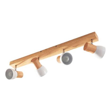 [GEBRAUCHT] B-Ware Lindby Holz Deckenlampe Thorin Vierflammig Deckenlampe Deko Deckenlicht E14
