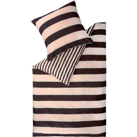 ESPRIT Renforcé Bettwäsche FUN - 2er Set 135x200 cm, Braun