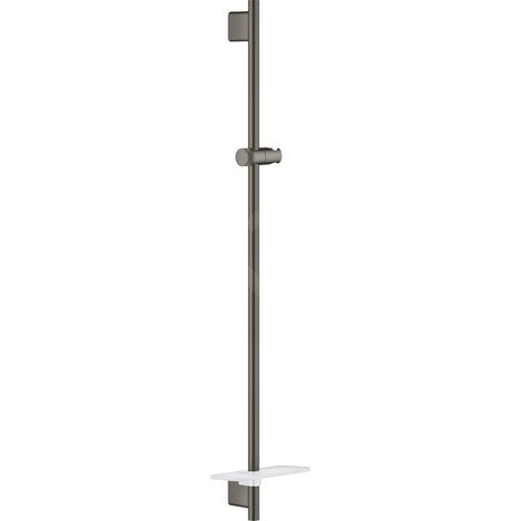 Grohe Rainshower SmartActive - Barre de douche avec tablette, 900 mm, Hard Graphite brossé 26603AL0 (1/4)