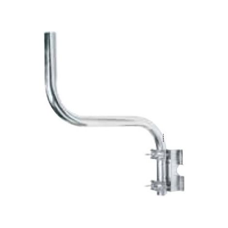 Kit fixation murale en s diametre 40mm deprot 46cm Erard 800933