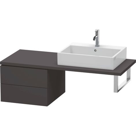 Duravit L-Cube Meuble bas pour console, 2 tiroirs, 520x400x547mm,