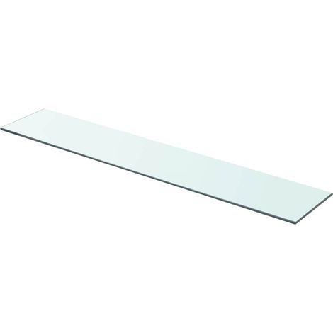 Regalboden Glas Transparent 80x15 cm vidaXL