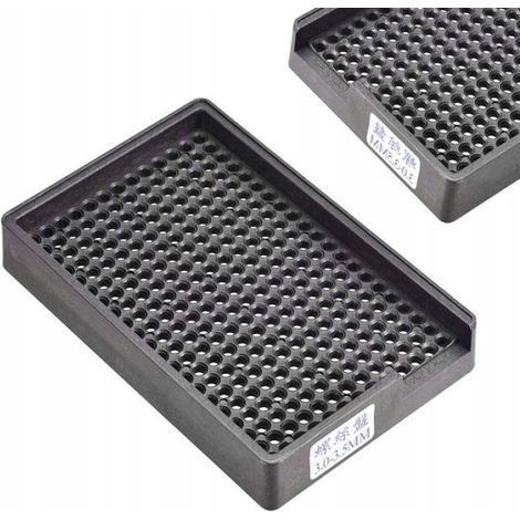 Plateau Antistatique ESD - 273 Trous - Pour Vis 3-3,5 mm Longueur Max 9 mm - Plastique Antistatique - 1 Piece