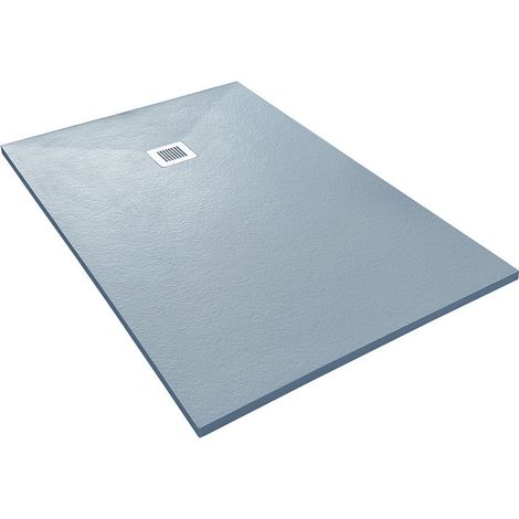 Veroni Duschwanne aus Kompositstein mit Schiefer-Muster flach (TxBxH) 180 x 90 x 3 cm Grau Veroni Duschwanne aus Kompositstein mit Schiefer-Muster flach (TxBxH) 180 x 90 x 3 cm Grau (1/5)