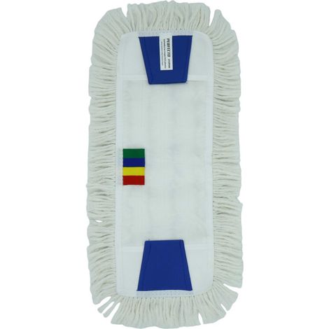 Duo-Wischmoppbezug 40 cm mit Fransen, Baumwolle, Perfecto