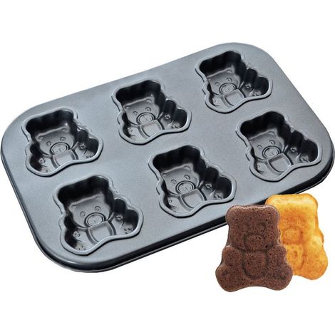Cortador de galletas de acero con forma de oso, 26,5 cm (1/5)