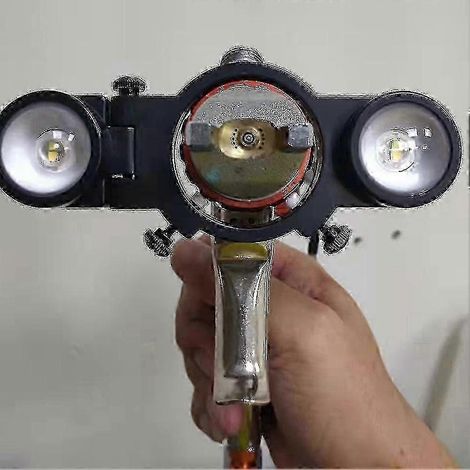 Lampe de travail universelle pour pistolet à peinture aérographe, réglable sur 3 modes, avec projecteur intégré. (1/4)