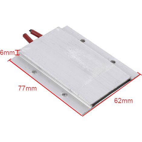 Ortviai Plaque Chauffante PTC 220 V 80 W 150 °C en Aluminium – Thermostat Constant avec Câble Résistant à la Chaleur (1/4)