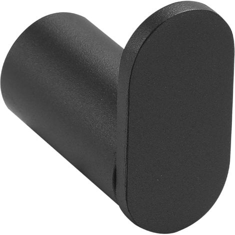MEDICLINICS AI1318B AURA Percha de Baño Negro Mate - ref: AI1318B (1/2)