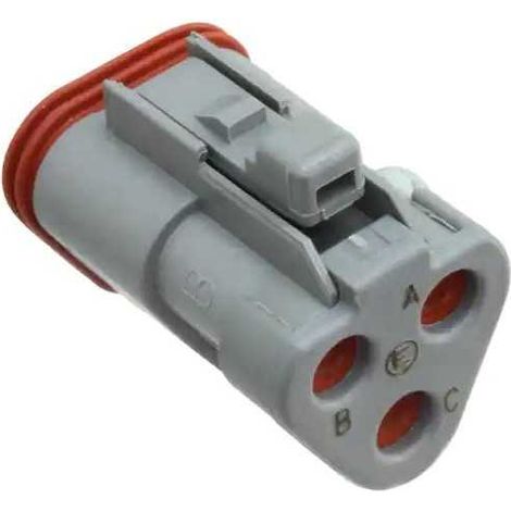 Connettore Serie DT Maschio 3 Vie P006