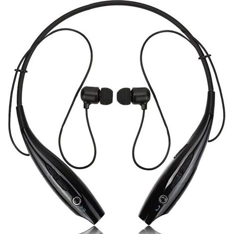 Trade Shop - KOPFHÖRER STEREO AUDIO OHRHÖRER MIKROFON BLUETOOTH SMARTPHONE SPORT FITNESS - (1/3)