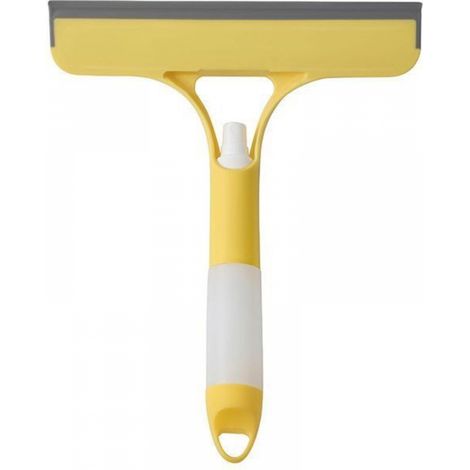 Brosse de nettoyage de vitres jaune, 21,525,7 cm, 1 pièce, brosse de nettoyage de vitres double face pour miroirs. (1/5)