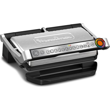 Moulinex Optigrill+ XL, Griglia Elettrica da Interno Ideale per Cucinare Carne, Pesce e Verdure, Indicatore di Cottura e 9 Programmi Automatici, Piastre Antiaderenti, GI722D (1/4)