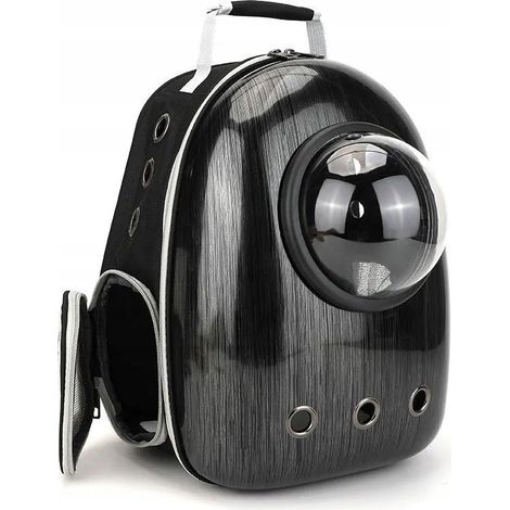 Rucksack für den Tiertransport Katzen-Weltraumtransporter XL Schwarz