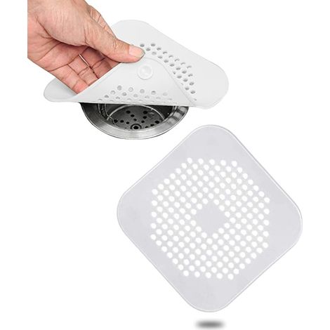 Protection de Drain de Silicone, Filtre Evier de Cuisine avec Ventouse, Filtre de Couverture de Drain de Baignoire, Filtre D'éVier de Cuisine Et Salle de Bain (1/4)