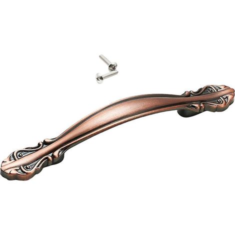 Schubladengriffe aus Zinklegierung, Küchenschrankgriffe, rotbronzefarbene Beschläge (1/5)