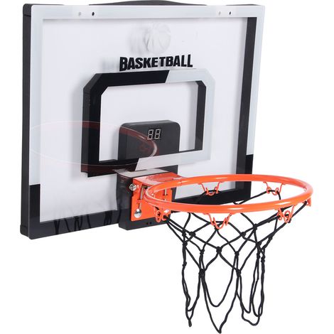 Panier de basket pliable pour enfants, panneau transparent, fixation murale, support de score pour la maison, l'école ou le club. (1/5)