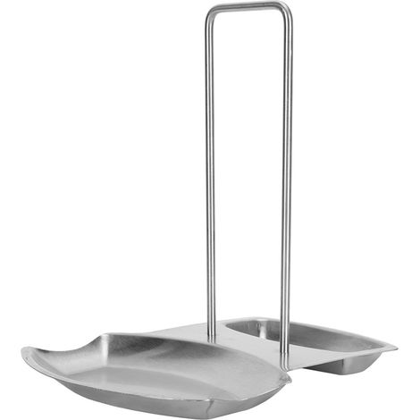 Dickwandiger Topfdeckel-Löffelhalter aus Edelstahl 304, Aufbewahrungsregal, Organizer, Küchenaccessoire (1/5)