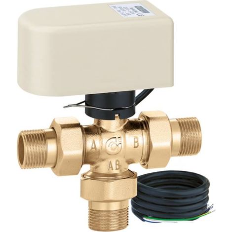 Caleffi Valvole a sfera tre vie 3/4 " Deviatrice Motorizzate 230V  644352 (1/4)