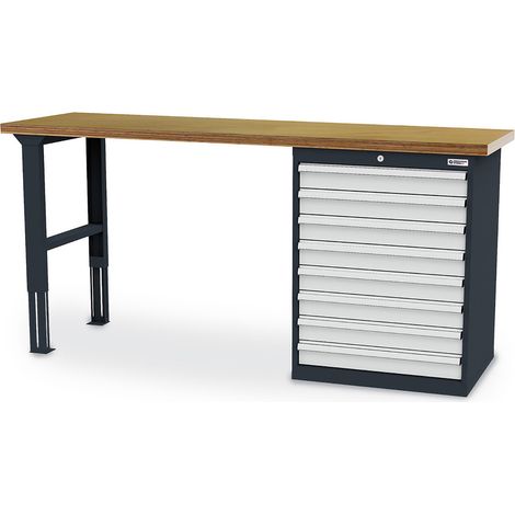 WS24 Reihenwerkbank B x T x H 2.000 x 600 x 960 mm - WS24-100266