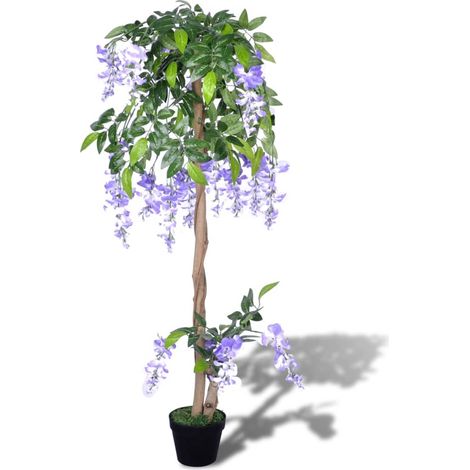 Glycine artificielle avec pot 120 cm