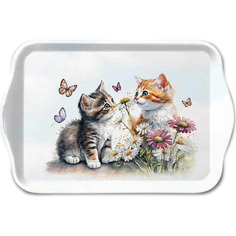 Mini plateau chatons et papillons (1/2)