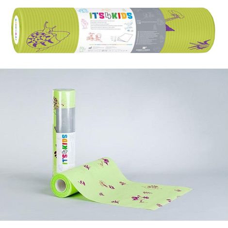 Tapis pour enfants en rouleau 33 cm x 50 cm vert citron métallisé 54 g Its4kids 50 pièces (1/3)