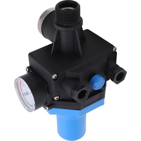 Wasserpumpen-Druckregler, wasserdicht, automatische Einstellung, Wasserpumpen-Steuerschalter mit Rückschlagventil, 110-120 V (0,75 kW) (1/5)
