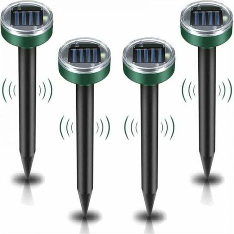 stücke Solar Ultraschall Ratte Repeller Anti Nagetier IP65 Wasserdicht Garten Ratte Repellent (1/4)