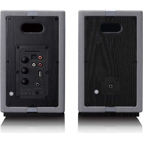 Lenco SPB-240BKGY altoparlante Grigio, Nero Con cavo e senza cavo 40 W