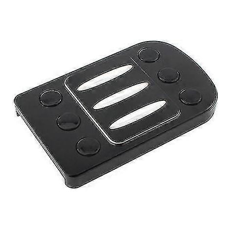 Repose-pieds et pédale de frein noirs/chromés pour moto Harley Softail Touring, CVO Electra Glide, Dyna, Fat Boy (1/5)