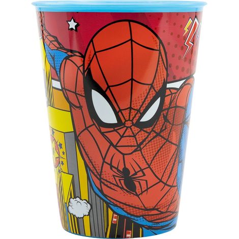 STOR Bicchiere Bambini Marvel Spiderman 260ML in plastica senza BPA facile (1/2)