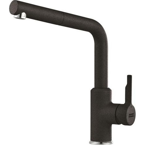 Franke – Mitigeur de cuisine avec douchette extractible – Hauteur 29,4 cm – Finition onyx – Rotation 150° – 745369 (1/4)