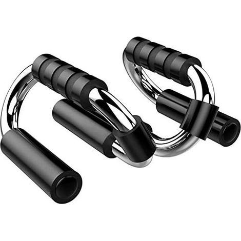 Push-up bars met push-ups, robuuste calisthenics-handgrepen van staal voor effectieve training van het bovenlichaam (1/5)