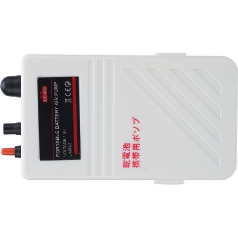 Pompe à air portable électrique d'urgence pour aquarium, pompe à oxygène sur batterie 1,5 V pour la pêche (1/5)