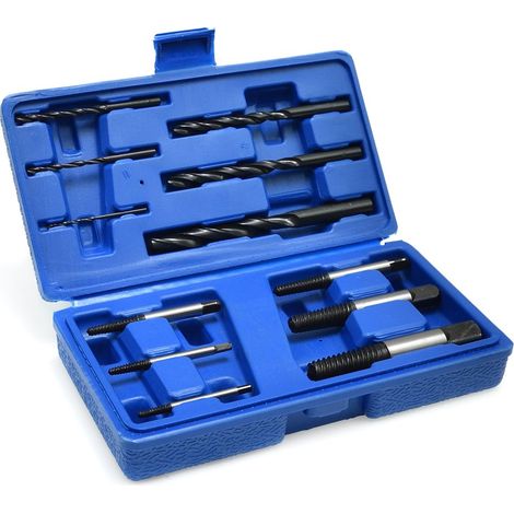 Extractores de tornillos para tornillos rotos + brocas HSS, 12 unidades (40) (1/3)