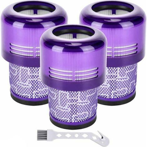 3 filtros para aspiradora Dyson V11 Absolute Extra Pro Animal Torque Drive V15 Detect, reemplazan la pieza 97001302 (1/4)