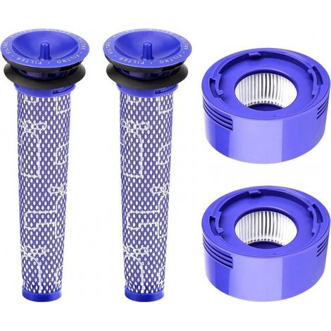 Set of 4 replacement filters for V7, V8 Animal and V8 Absolute vacuum cleaners (1/5)
