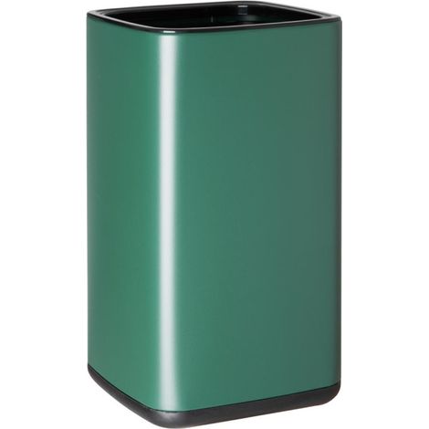 Poubelle carrée verte 7L - BOLERO (1/4)