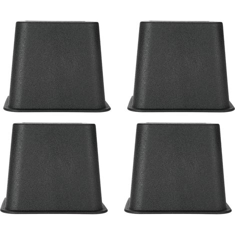 Set mit 4 Möbelfüßen (7,6 cm hoch), breite, verstellbare Füße für Bett und Stuhl (1/5)