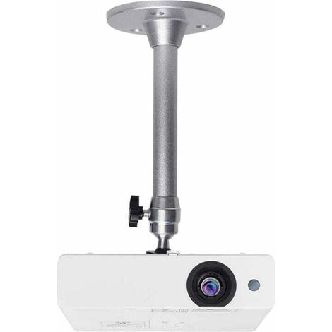 Support de Plafond pour Projecteur, Capacité de Charge de 6.6 Livres, Rotation à 360°, Angle A'inclinaison de 90°, Support de Plafond et Mural pour Mini Projecteur - Fabriqué en Aluminium,de (1/4)