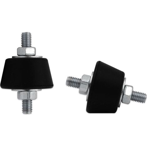 Kit antivibranti - 40  28x20 mm per staffe con inserti metallici filettati M8 (4 pezzi) 00000011215 (1/3)