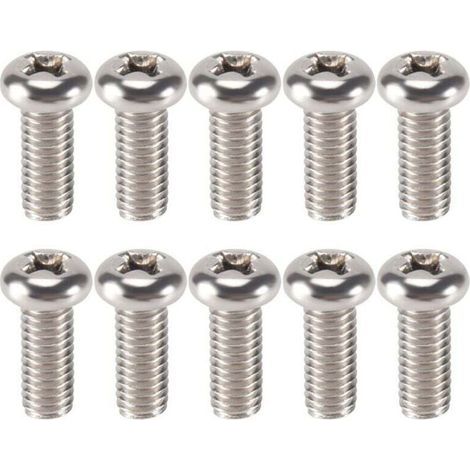 10 Vis M4x10mm Pour Support de Montage Moniteur TV Écran LCD Ordinateur (1/4)