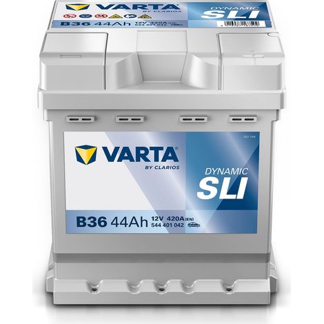 VARTA BATTERIE 44, AH 420, A/EN 544401042K262 L 175MM B 175MM H 190MM COMPATIBLE AVEC VW POLO V 3/5 PORTES 6R1, 6C1 UP 3/5 PORT