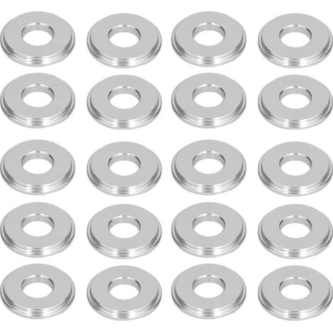 20 rondelles de réduction en alliage d'aluminium pour pièces de robot, diamètre extérieur 14 mm, 4904‑1025‑0014 (1/5)