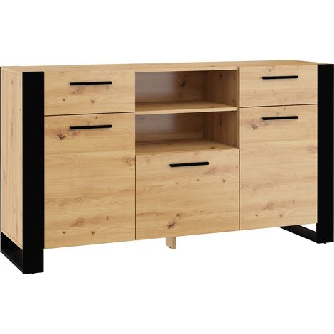 Commode de rangement Meuble Nuka C 87x155x45cm (HxlxP) design moderne de haute qualité (1/4)