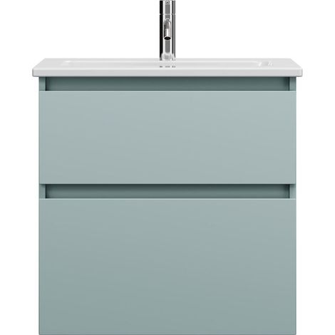burgbad Lin20 lavabo en céramique avec meuble souslavabo, 2