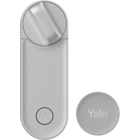 Serrure connectée Linus L2 Argent Yale - Déverrouillage sans clé et/ou à distance via Wi-Fi ou Bluetooth - Alertes en direct - Partage d'accès invités